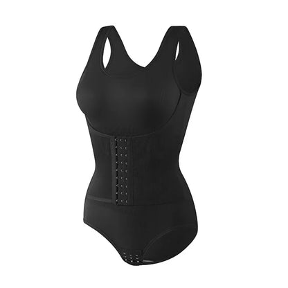 Body moldeador con cinturilla de broches integrada - Negro / M