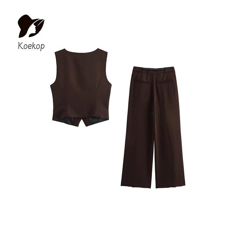 Conjunto de Chaleco y Pantalon