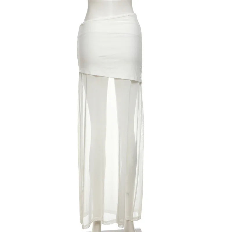 Falda Larga de Malla