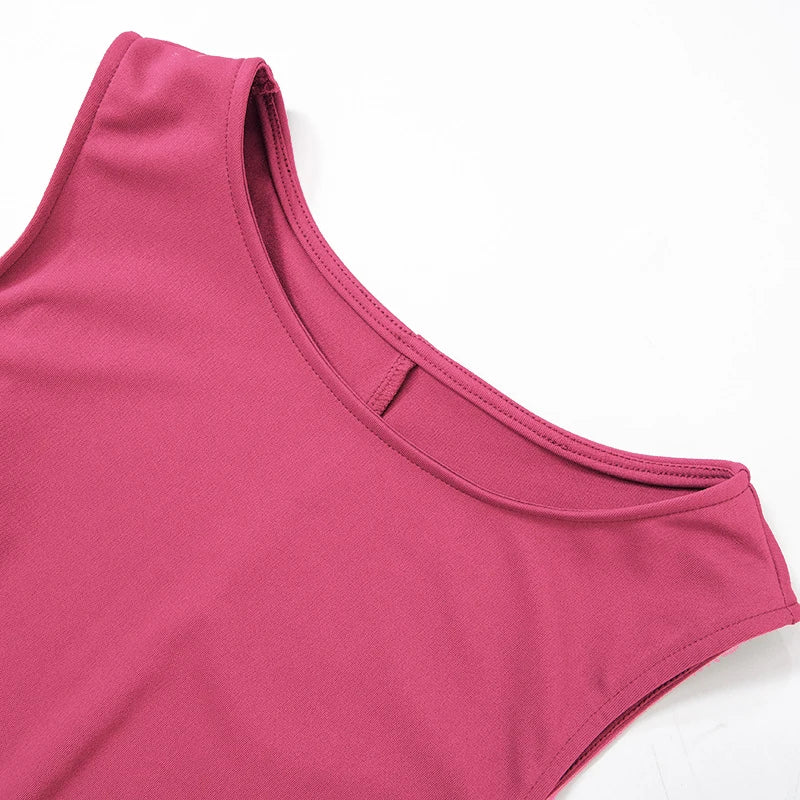 Vestido Corto de Punto sin Mangas - foto 6