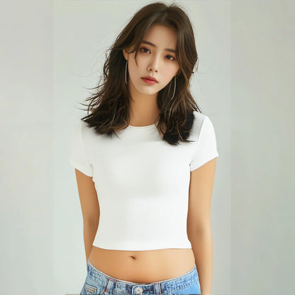 4 Piezas de Camiseta Básica