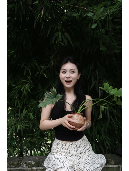 Falda Corta de Cintura Media