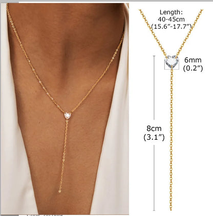 Collar Largo Lariat en Forma de Y - Diseño 14
