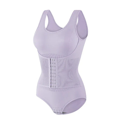 Body moldeador con cinturilla de broches integrada - Lila / M