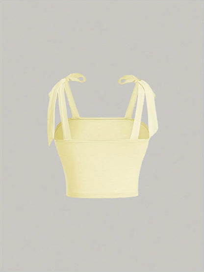 Top Corto Con Tirantes