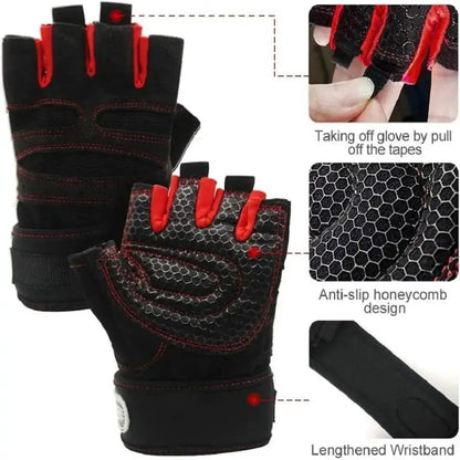 Guantes de gimnasio con muñequera - foto 2