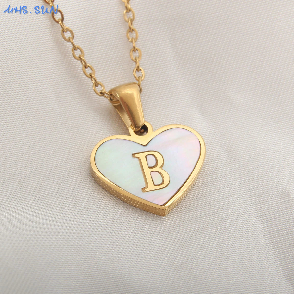 Collar Con Inicial De Corazón