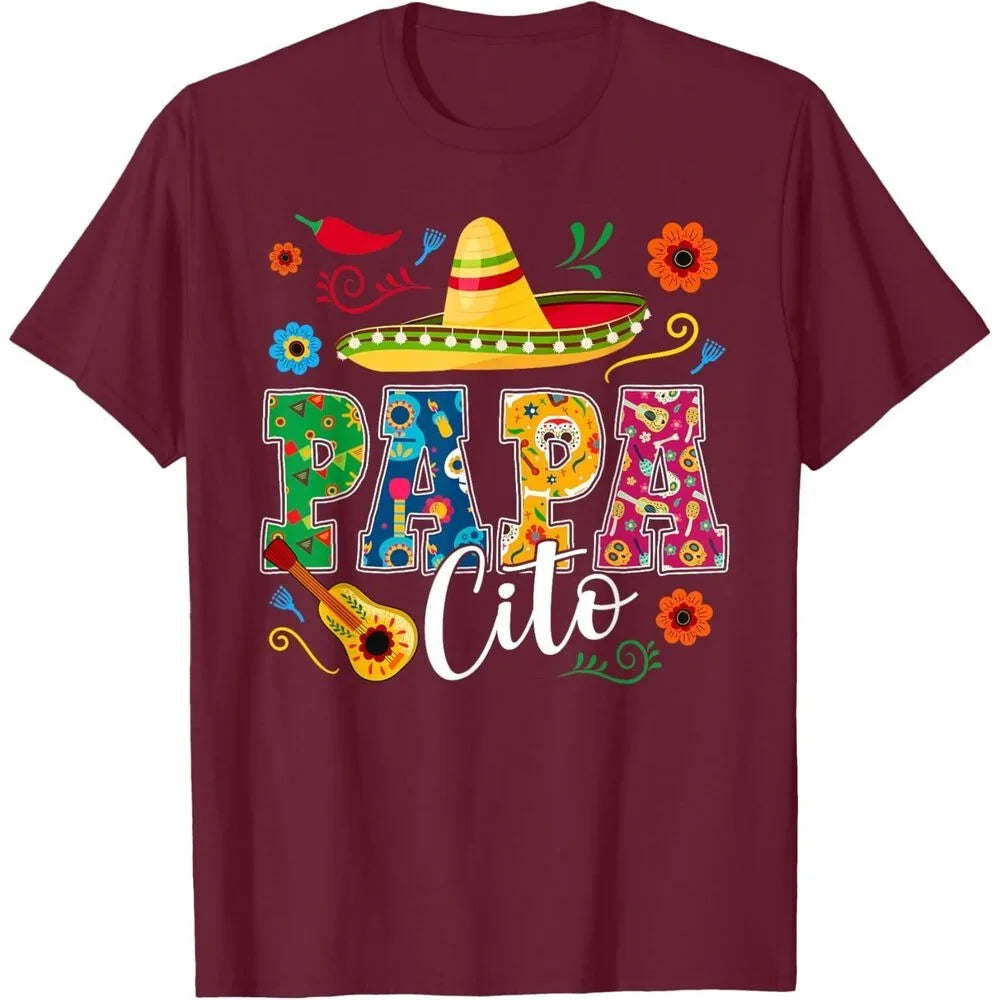 Camiseta con Diseño de Flores de Papacito