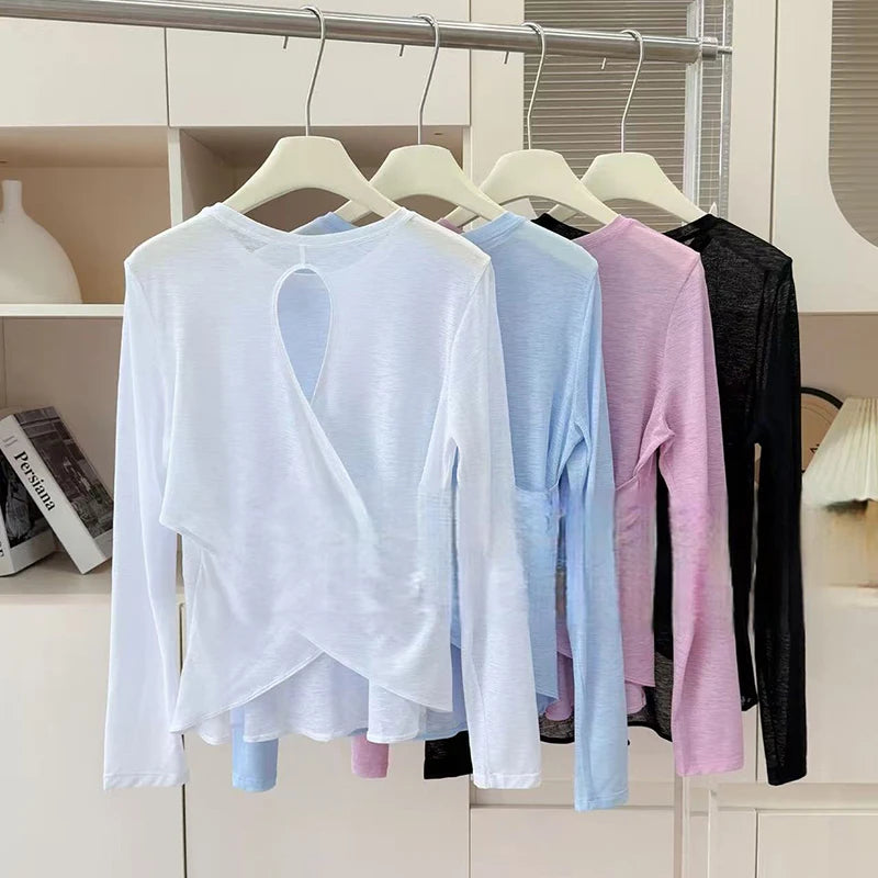 Blusa de Manga Larga Transpirable
