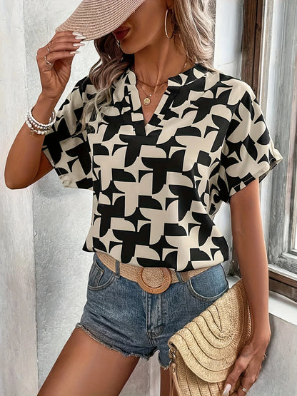 Camisa Con Cuello en V