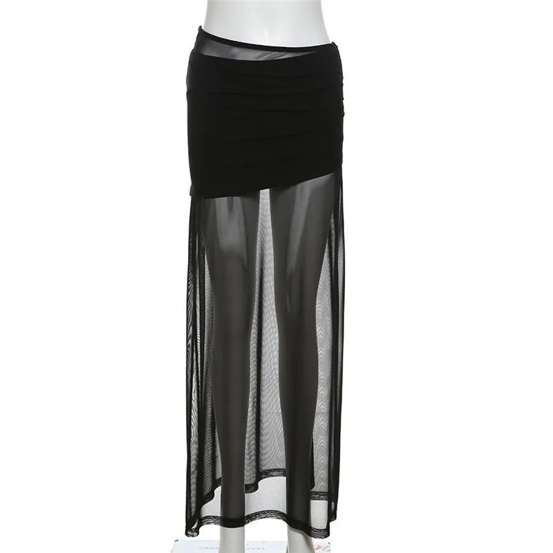 Falda Larga de Malla