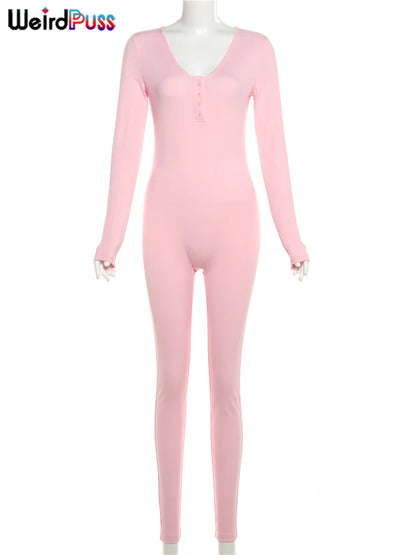 Mono de Cuello Bajo con Botones