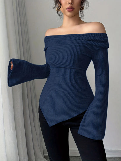 Blusa De Hombro Asimétrico
