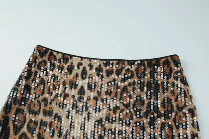 Falda Corta de Lentejuelas