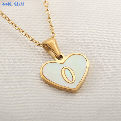 Collar Con Inicial De Corazón