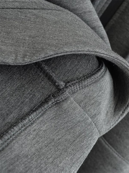 Sudadera con Capucha y Cremallera