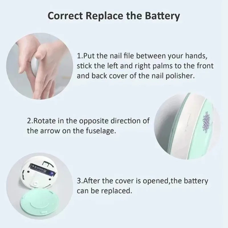 Lima de uñas eléctrica para bebé - foto 4