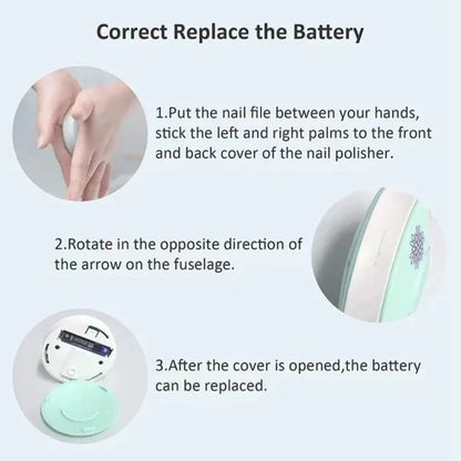 Lima de uñas eléctrica para bebé - foto 4