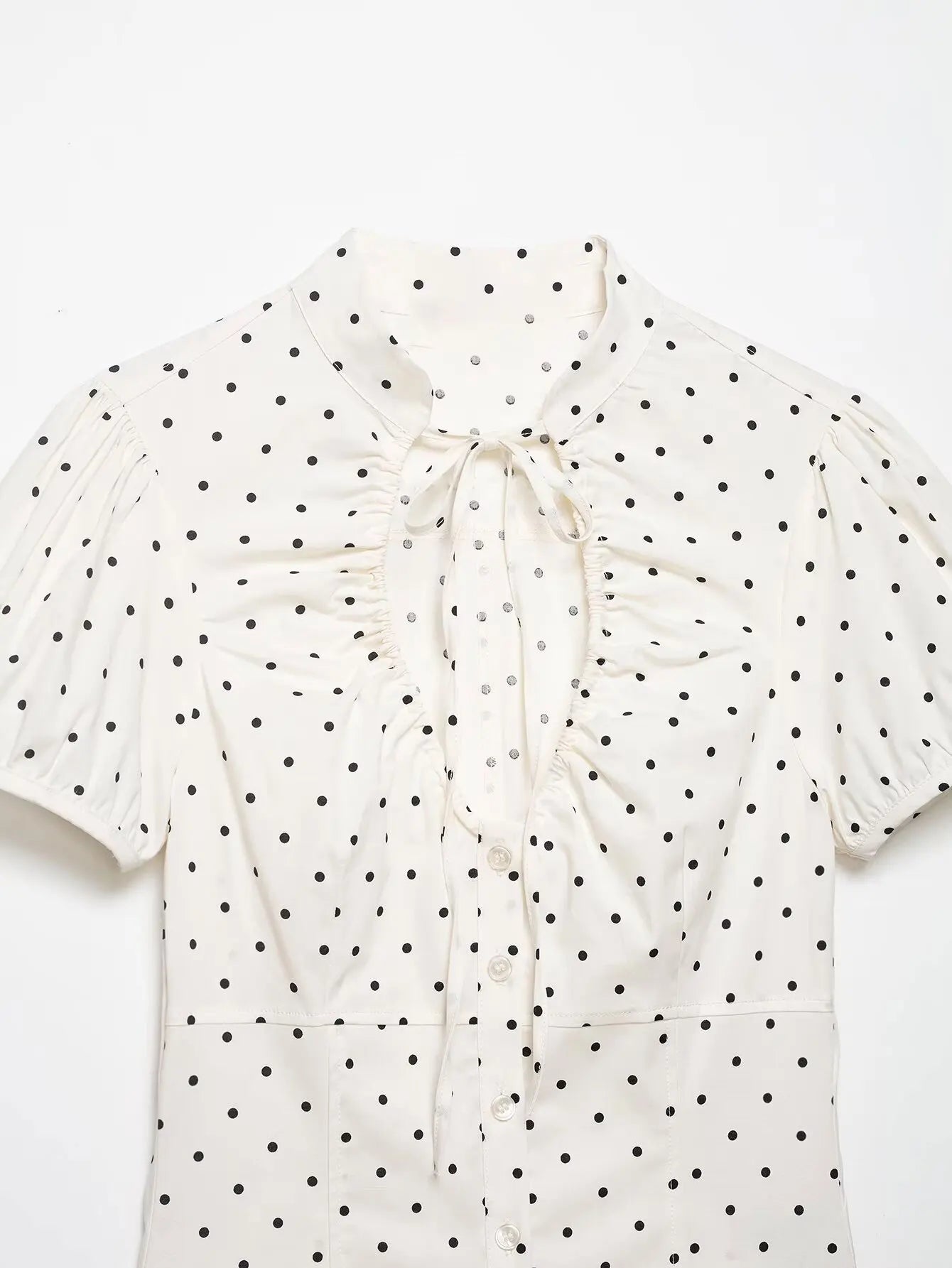 Blusa Con Estampado de Lunares