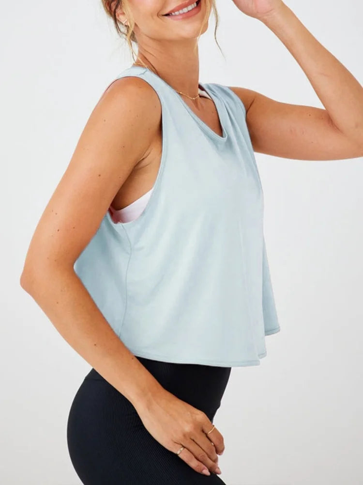 Camiseta sin Mangas de Yoga