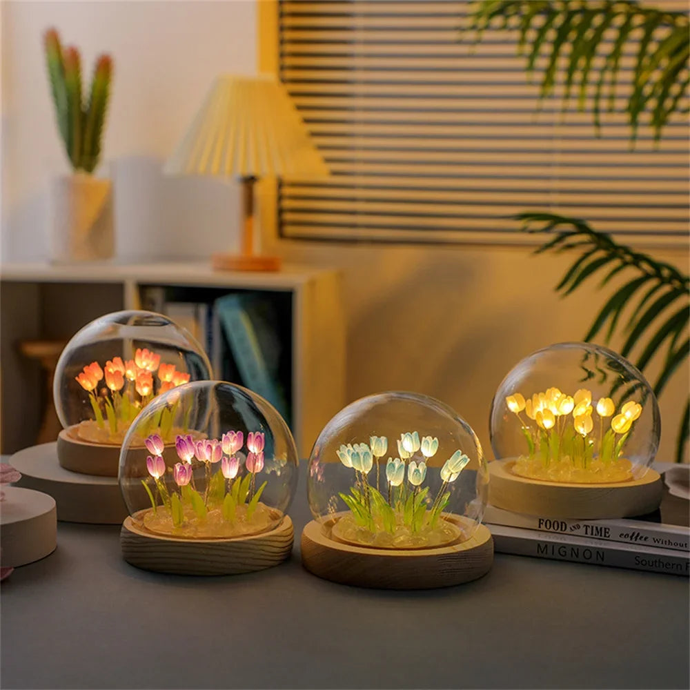 Luz De Tulipán Artificial