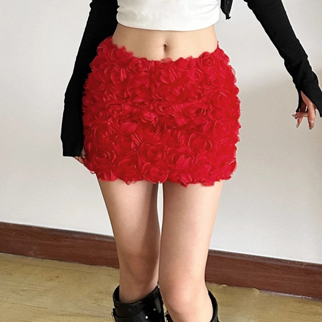 Minifalda con Flores