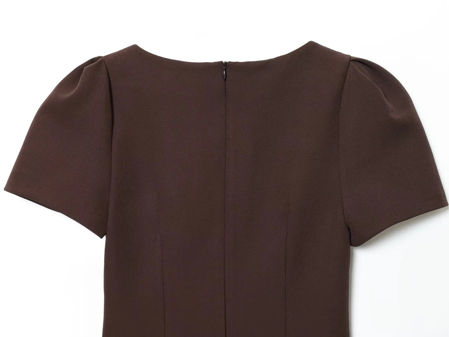 Minivestido Elegante De Manga Corta