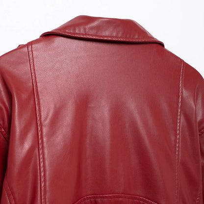 Chaqueta de Piel Sintética