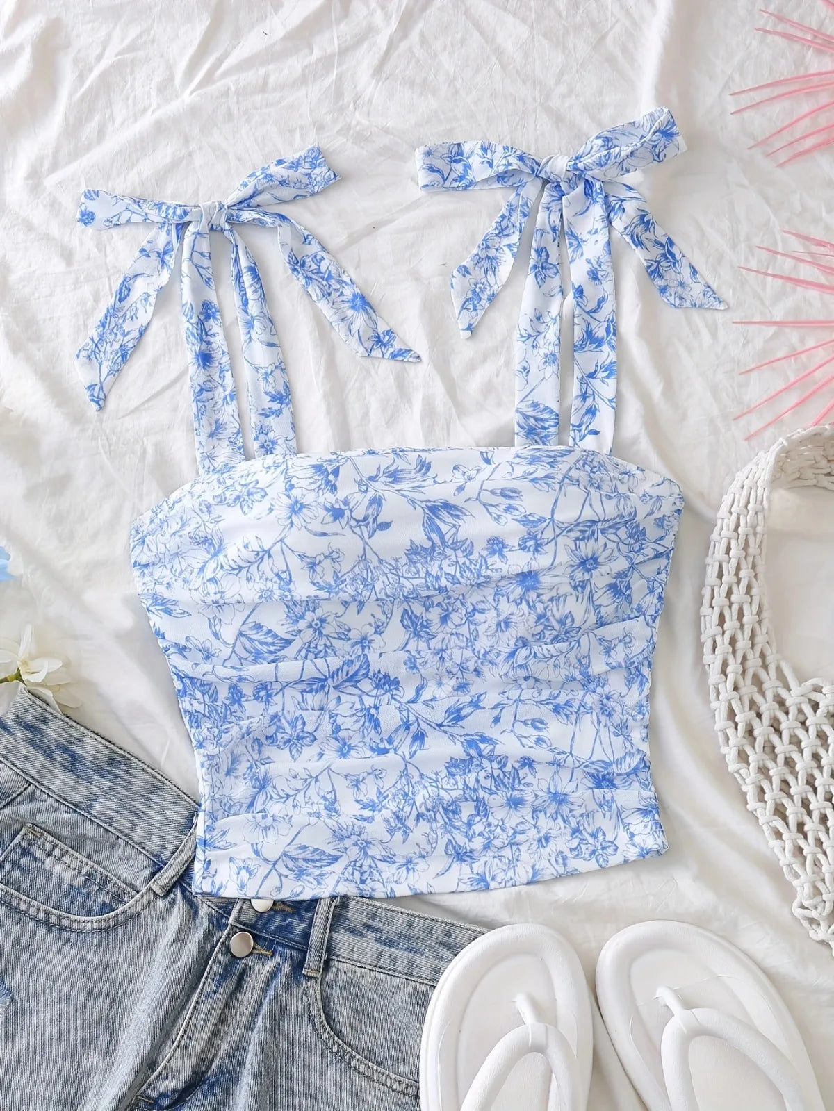 Top Corto Con Tirantes