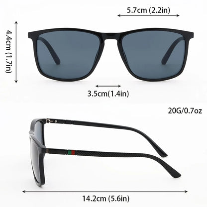 Lentes de sol polarizados cuadrados UV400 unisex - foto 5