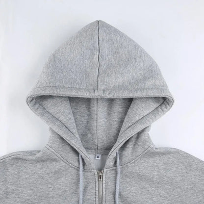 Sudadera corta con Capucha