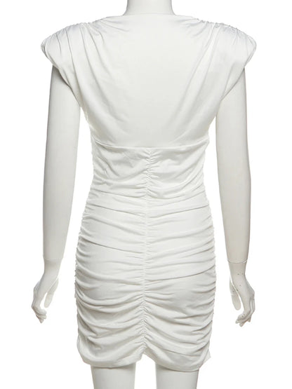 Minivestido con Escote en V