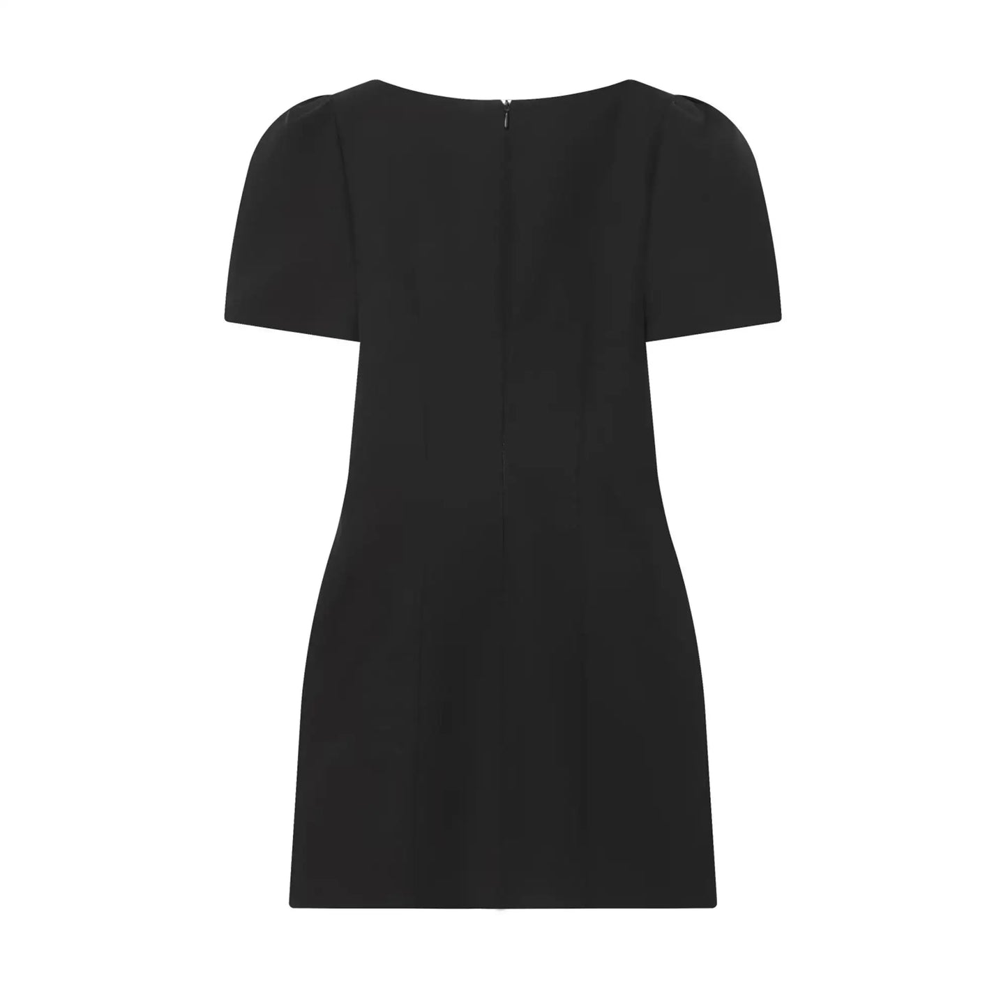 Minivestido Elegante De Manga Corta