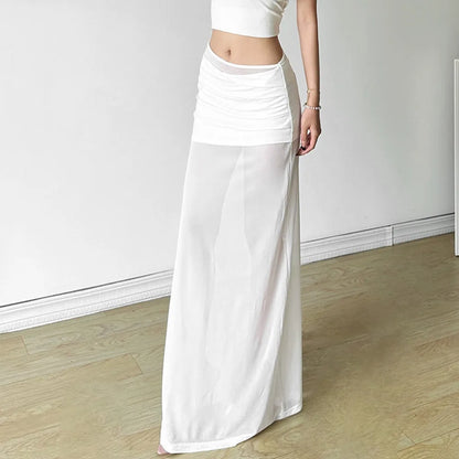 Falda Larga de Malla