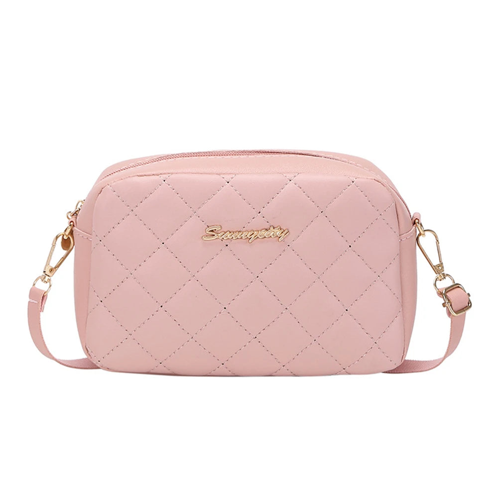 Bolso bandolera pequeño con borla - Rosa