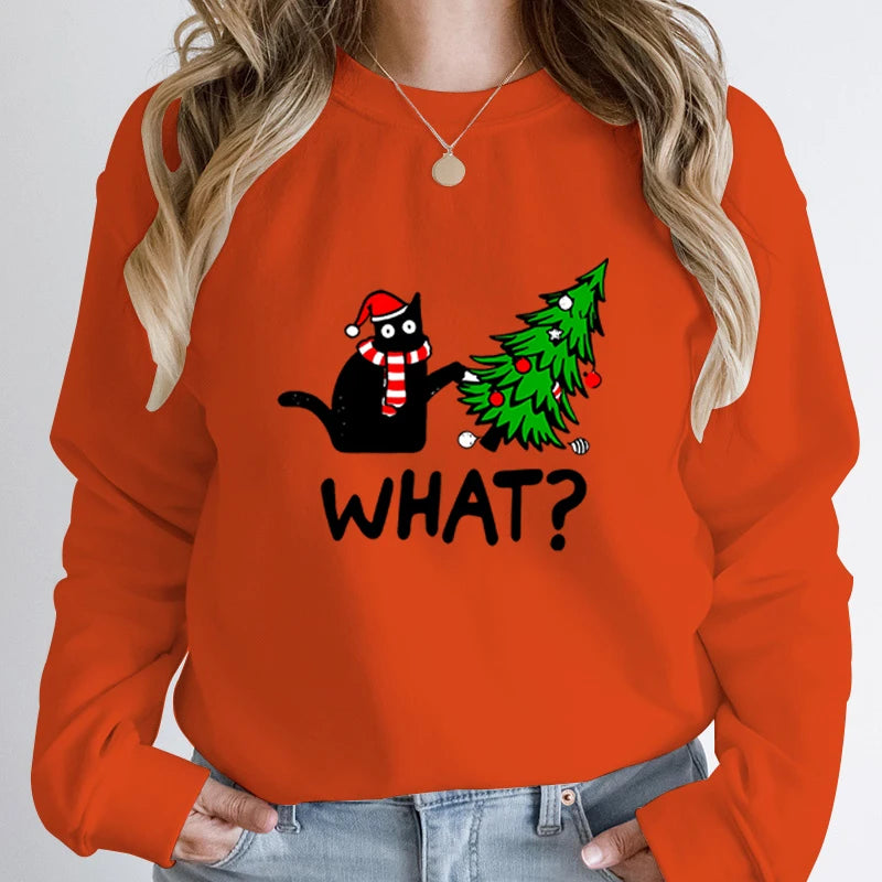 Sueter Navideño con diseño de Gato