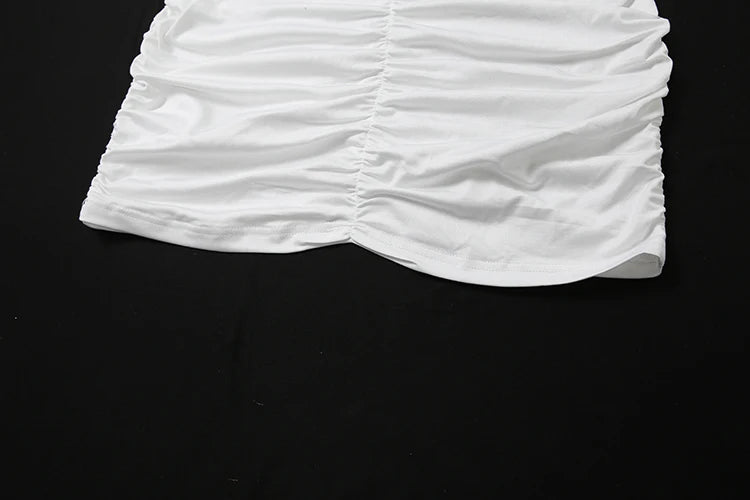 Minivestido con Escote en V