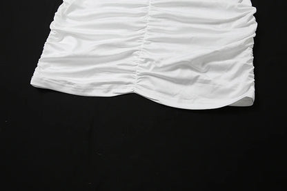 Minivestido con Escote en V