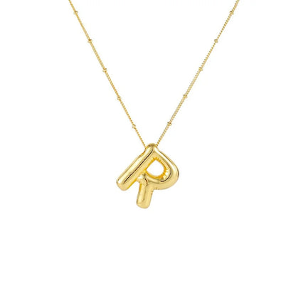 Collar Con Colgante De Letra
