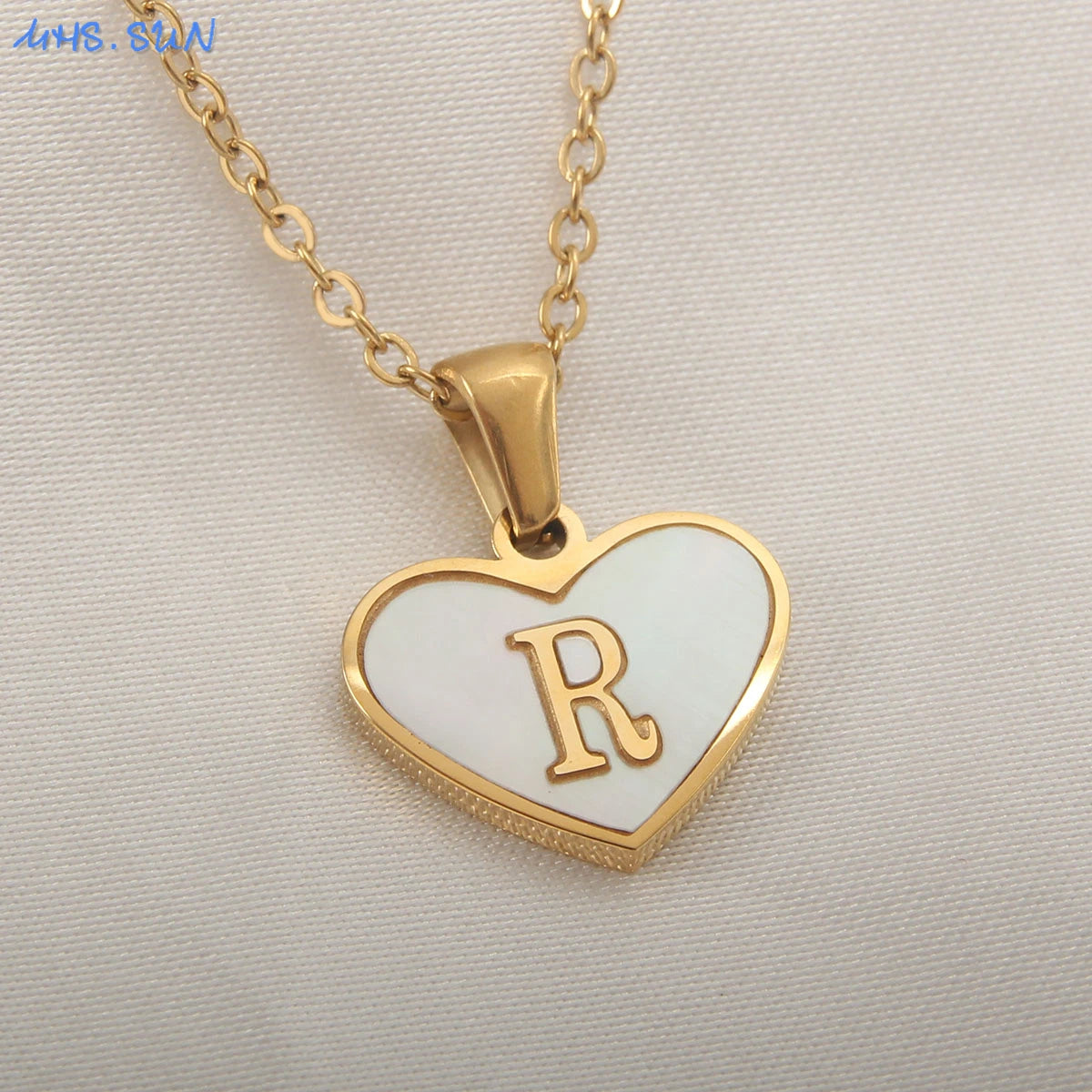 Collar Con Inicial De Corazón