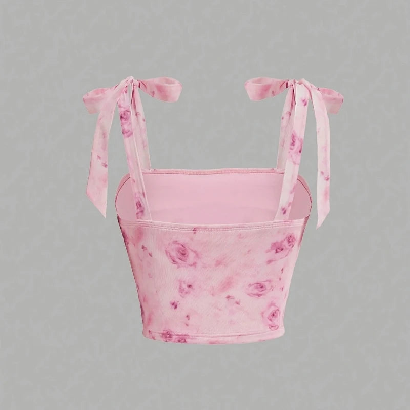 Top Corto Con Tirantes