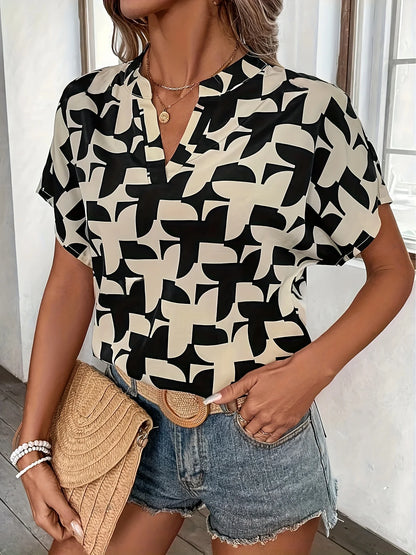 Camisa Con Cuello en V