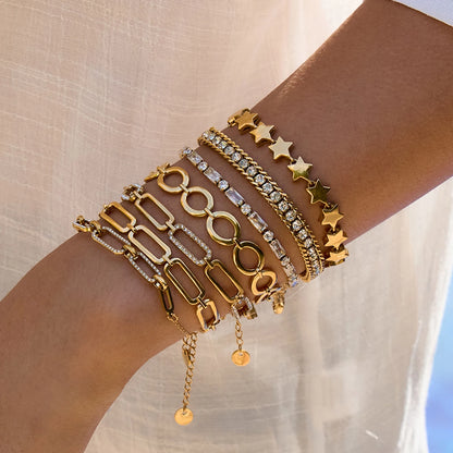 Pulseras de acero inoxidable