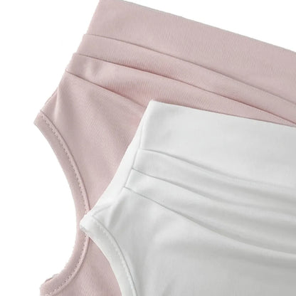 Conjunto de 2 Piezas de Top Asimétrico