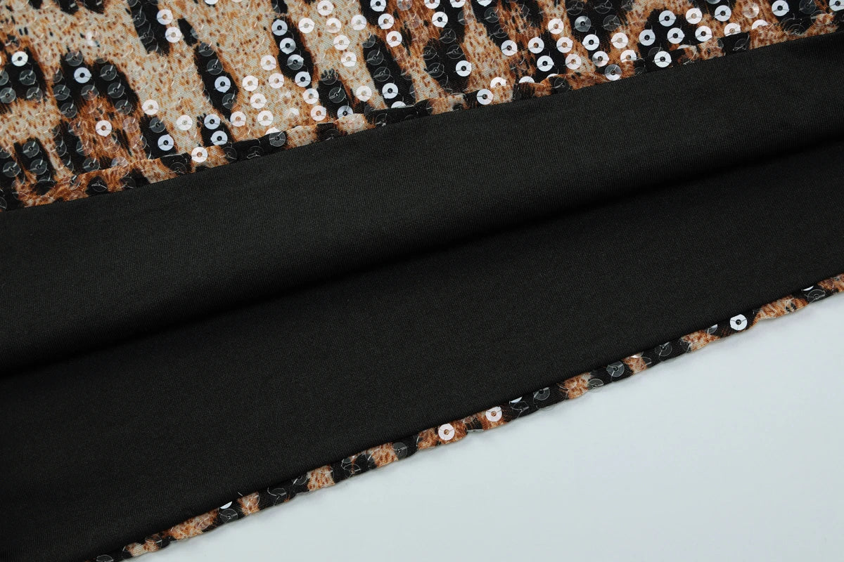 Falda Corta de Lentejuelas