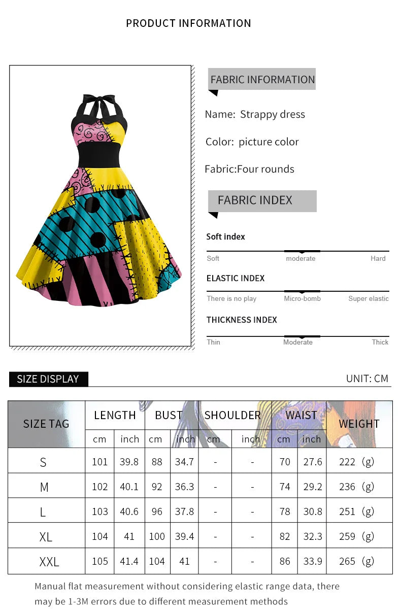 Vestido de Halloween de Sally