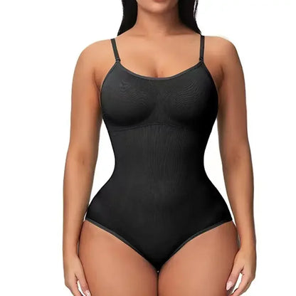 Body moldeador sin costuras con tirantes ajustables - Negro / XS