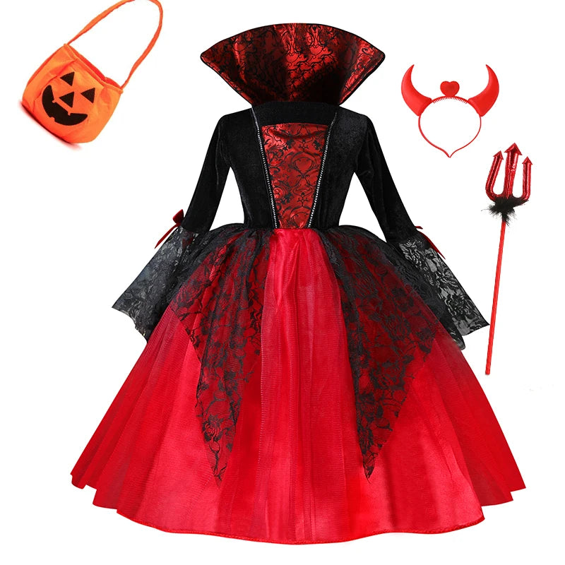 Disfraz de Vampiresa para Niñas