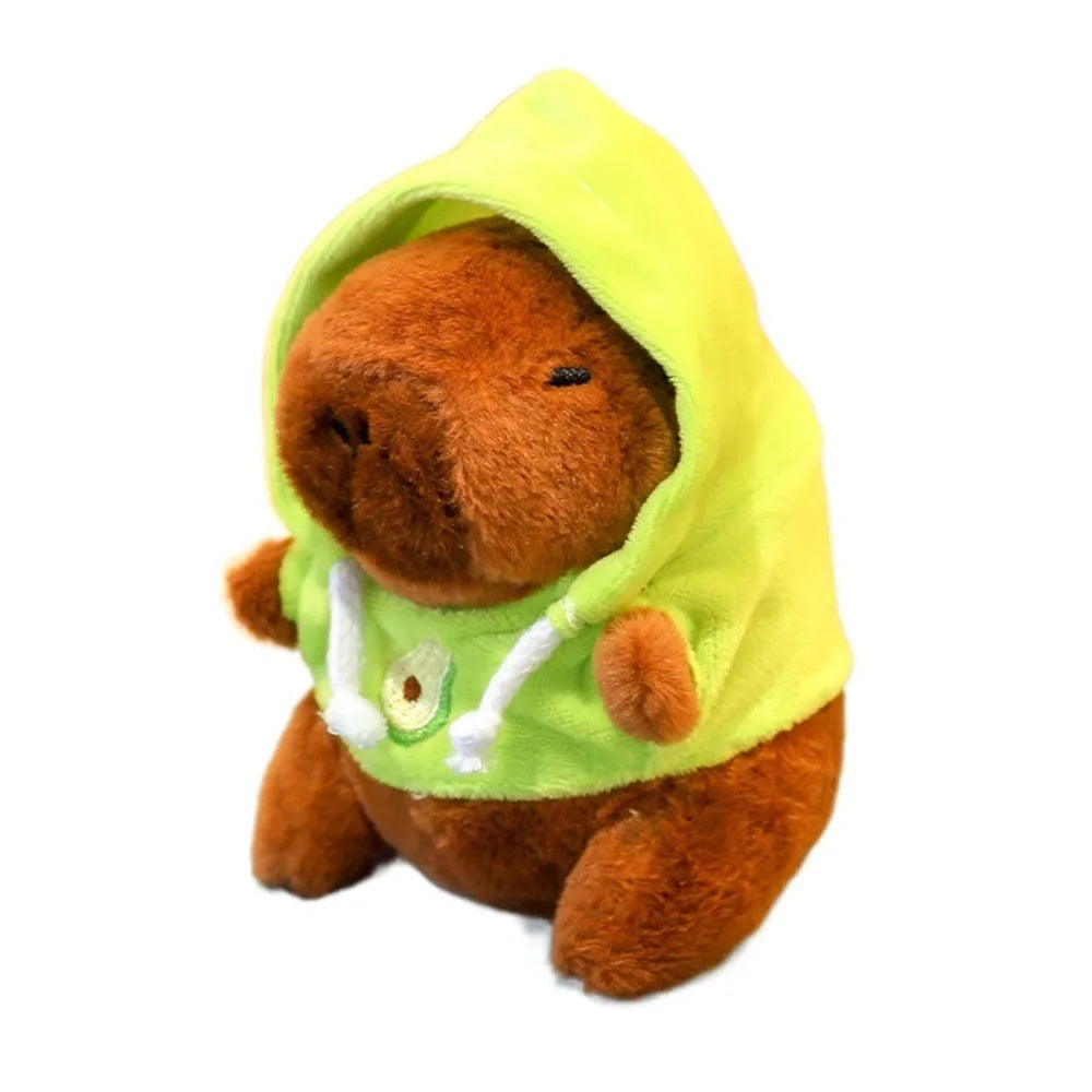 Peluche de capibara con sudadera - Sudadera verde