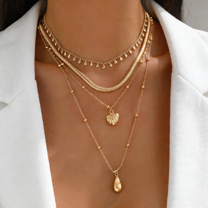 Collar de 4 Capas en Tono Dorado - foto 2